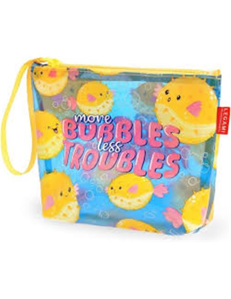 BEACH POUCH - POCHETTE DE PLAGE - PUFFERFISH - Legami