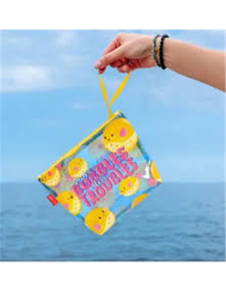 BEACH POUCH - POCHETTE DE PLAGE - PUFFERFISH - Legami