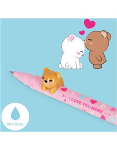 Set de 2 Stylos à Encre Gel - Beary in Love - Edition limitée St Valentin - LEGAMI