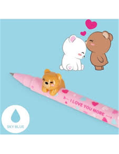 Set de 2 Stylos à Encre Gel - Beary in Love - Edition limitée St Valentin - LEGAMI