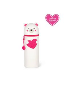 Trousse en Silicone 2-en-1 Kawaii Ourson - Edition limitée St Valentin -  LEGAMI