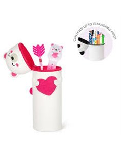 Trousse en Silicone 2-en-1 Kawaii Ourson - Edition limitée St Valentin -  LEGAMI 2