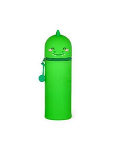 Trousse en Silicone 2-en-1 Kawaii dinosaure - LEGAMI