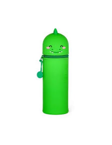 Trousse en Silicone 2-en-1 Kawaii dinosaure - LEGAMI