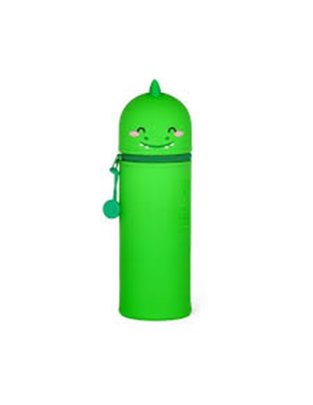 Trousse en Silicone 2-en-1 Kawaii dinosaure - LEGAMI