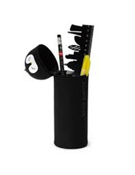 Trousse en Silicone 2-en-1 Kawaii pingouin - LEGAMI