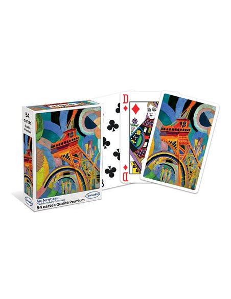 Jeu de 54 cartes - Robert Delaunay - Air, fer et l'eau