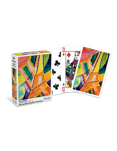 Jeu de 54 cartes - Robert Delaunay - Tour Eiffel