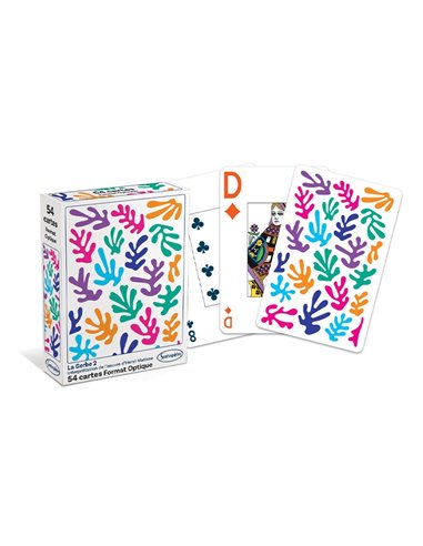 Jeu de 54 cartes - Inspiré de Henri Matisse - La Gerbe 2