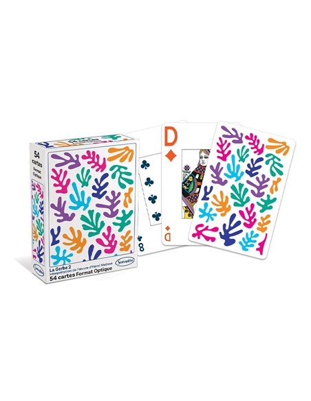 Jeu de 54 cartes - Inspiré de Henri Matisse - La Gerbe 2