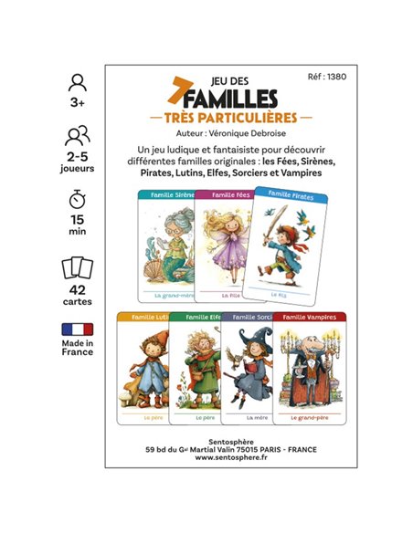 Jeu des 7 familles : très particulières