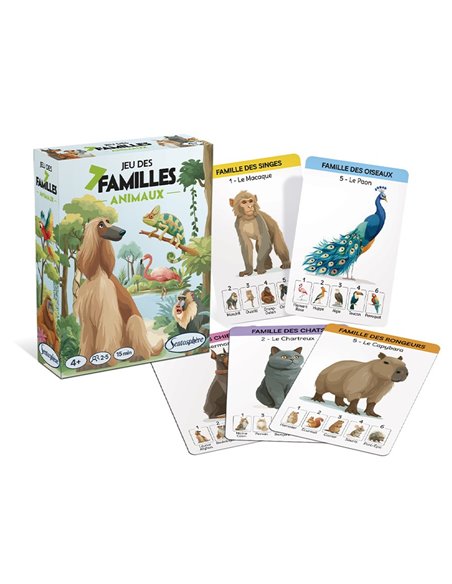 Jeu des 7 familles : animaux