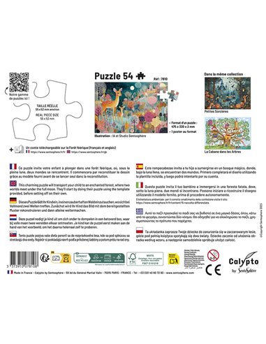 PUZZLE 54 pièces - Forêt Féérique