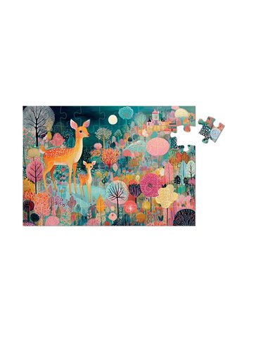 PUZZLE 54 pièces - Forêt Féérique