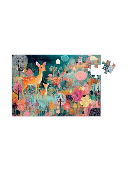 PUZZLE 54 pièces - Forêt Féérique