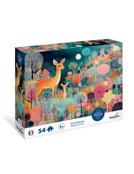 PUZZLE 54 pièces - Forêt Féérique