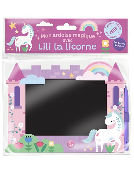 MON ARDOISE MAGIQUE AVEC LILI LA LICORNE - Auzou
