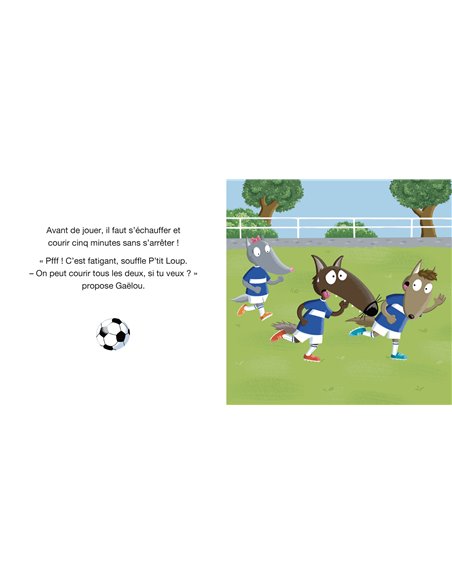 P'TIT LOUP JOUE AU FOOT