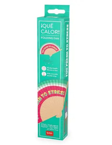 ¡QUÉ CALOR! - FOLDING FAN - WATERMELON