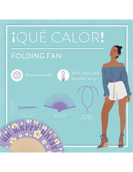 ¡QUÉ CALOR! - FOLDING FAN - DAISY - Legami