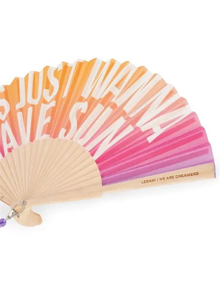 ¡QUÉ CALOR! - FOLDING FAN - SUNSET - Legami