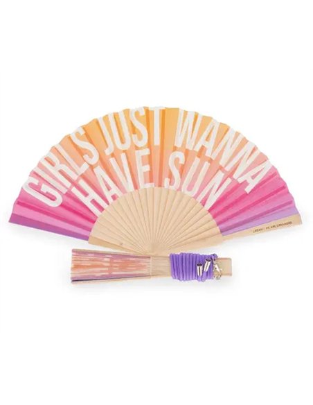 ¡QUÉ CALOR! - FOLDING FAN - SUNSET - Legami