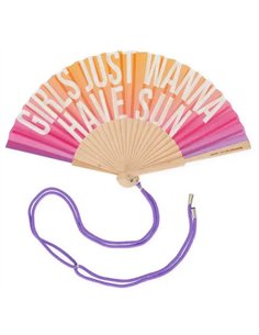 ¡QUÉ CALOR! - FOLDING FAN - SUNSET - Legami