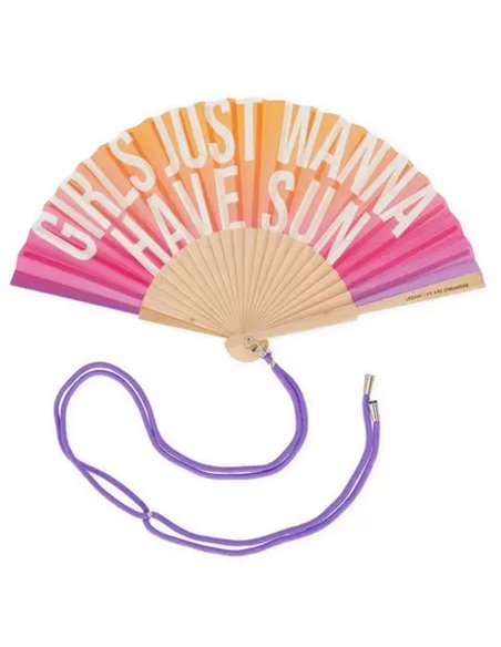 ¡QUÉ CALOR! - FOLDING FAN - SUNSET - Legami