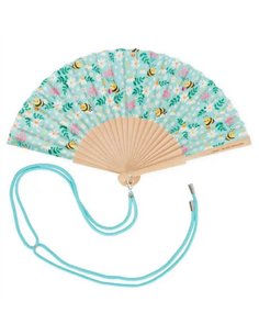 ¡QUÉ CALOR! - FOLDING FAN - BEE - GREEN - Legami