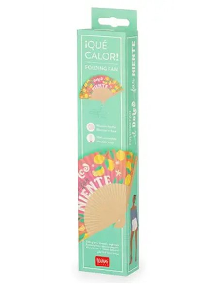 ¡QUÉ CALOR! - FOLDING FAN - DOLCE FAR NIENTE - Legami