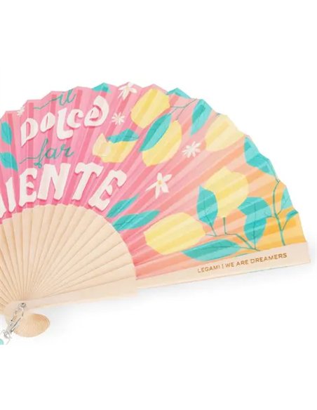 ¡QUÉ CALOR! - FOLDING FAN - DOLCE FAR NIENTE - Legami