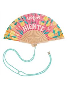 ¡QUÉ CALOR! - FOLDING FAN - DOLCE FAR NIENTE - Legami