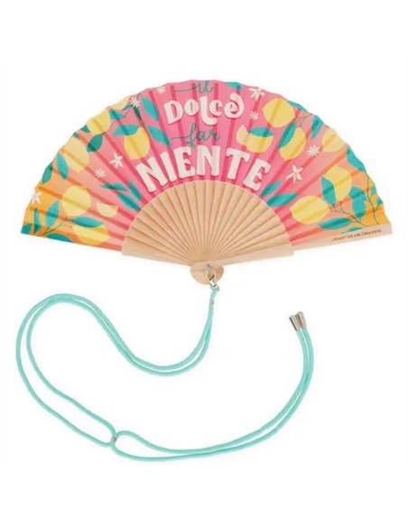 ¡QUÉ CALOR! - FOLDING FAN - DOLCE FAR NIENTE - Legami