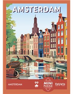 Mini puzzle 99 pièces - AMSTERDAM - Sentosphère 2