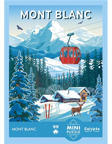 Mini puzzle 99 pièces - LE MONT BLANC - Sentosphère