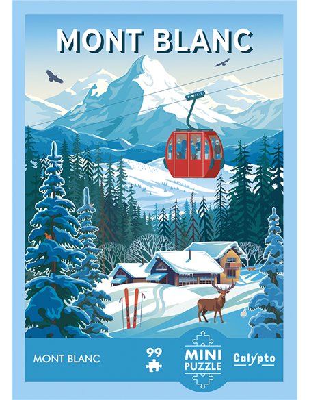 Mini puzzle 99 pièces - LE MONT BLANC - Sentosphère