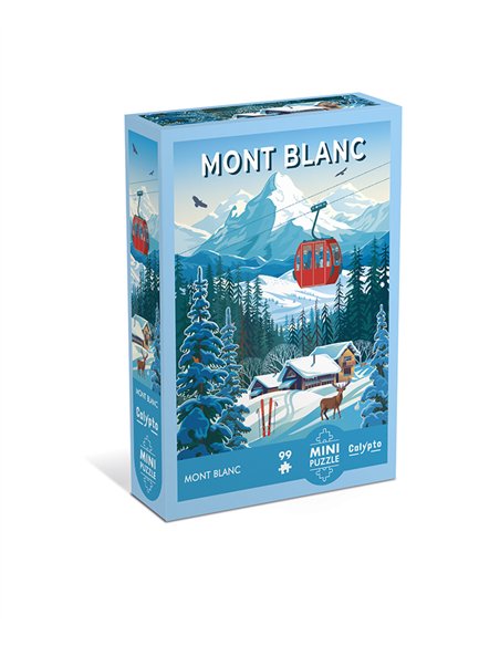 Mini puzzle 99 pièces - LE MONT BLANC - Sentosphère