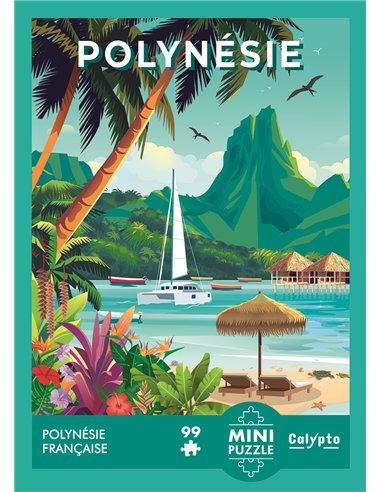 Mini puzzle 99 pièces - LA POLYNESIE - Sentosphère