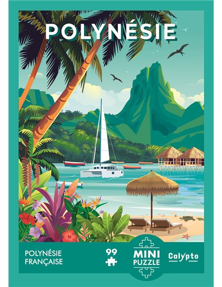 Mini puzzle 99 pièces - LA POLYNESIE - Sentosphère