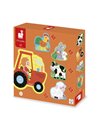 5 PUZZLES EVOLUTIFS FERME - Janod