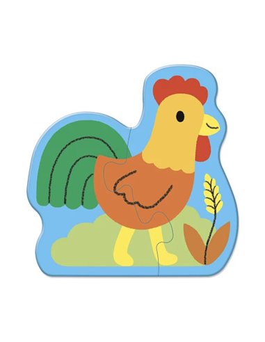 5 PUZZLES EVOLUTIFS FERME - Janod