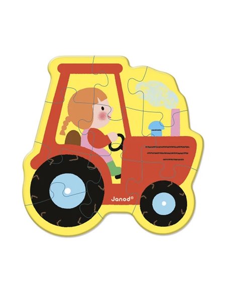 5 PUZZLES EVOLUTIFS FERME - Janod