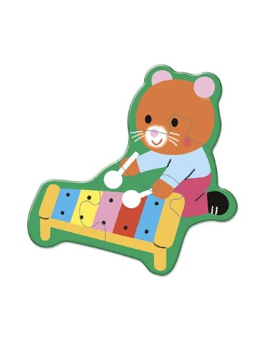 5 PUZZLES EVOLUTIFS MUSIQUE - Janod