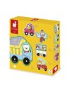 5 PUZZLES EVOLUTIFS VEHICULES - Janod