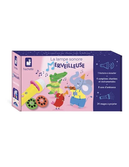LAMPE SONORE MERVEILLEUSE - L'HEURE DE LA FETE - Janod