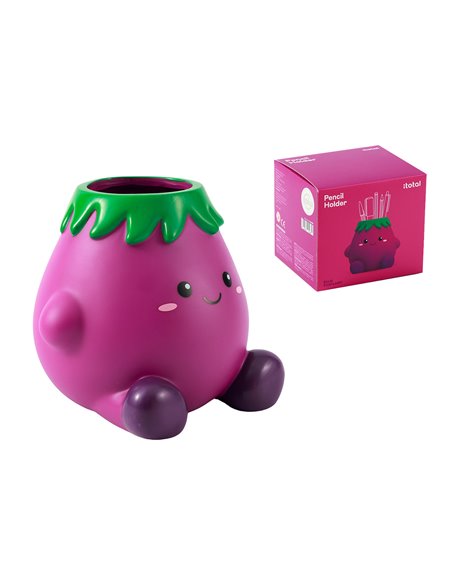 Porte-stylo 3D ELLIE EGGPLANT - Itotal