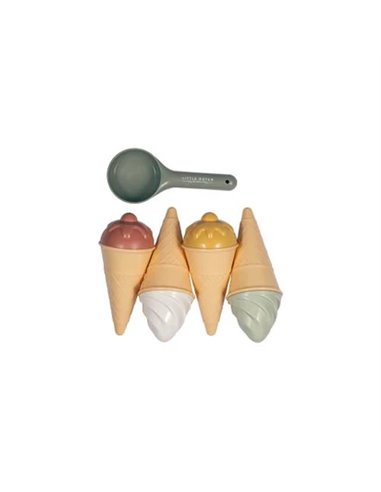 Set de plage 9 pièces - glace - Little dutch