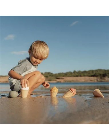 Set de plage 9 pièces - glace - Little dutch