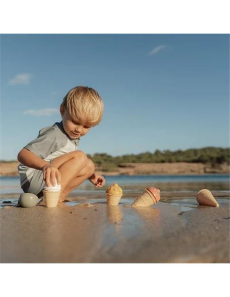 Set de plage 9 pièces - glace - Little dutch
