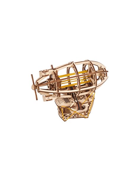 UGEARS Modèles Mécaniques: MINI STEAMPUNK ZEPPELIN 16,9x13,6x9cm, 170 pièces